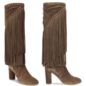 INC International Concepts Tall Fringe Boots